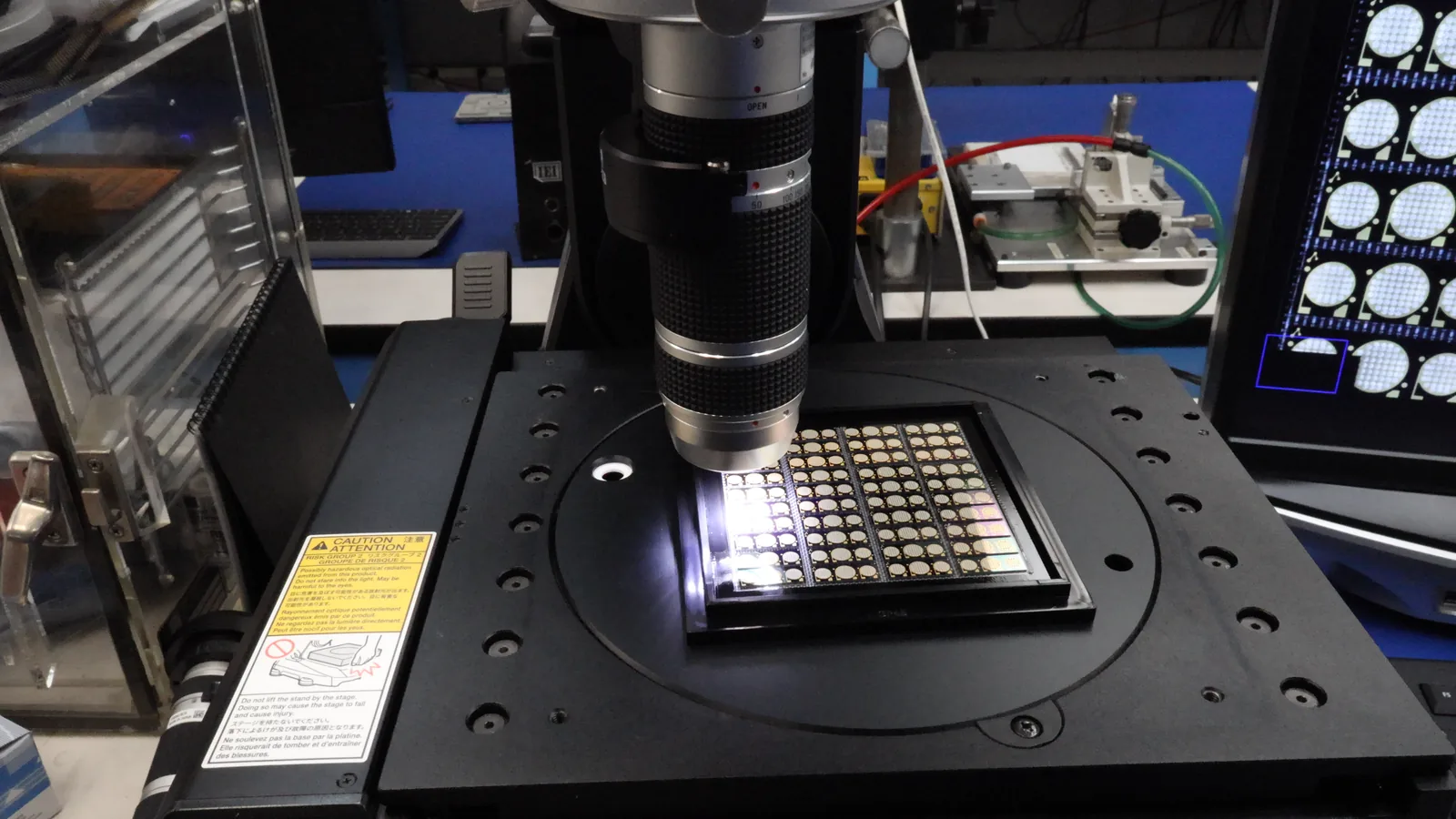 Keyence VHX inspection of a panel sample